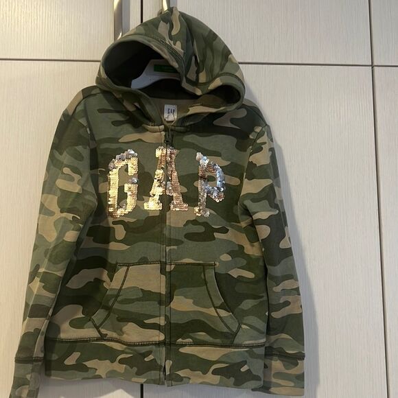 🎉Last deal 🎉Army Sequins jacket - Picture 1 of 8